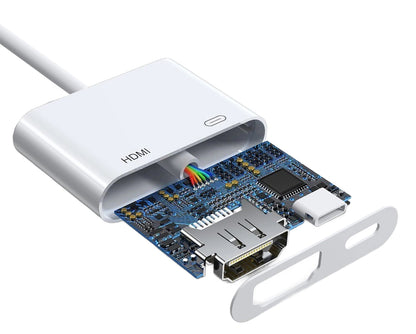 Audio- og videoadapter Lightning - HDMI / Lightning Joyroom S-H141, Hvid