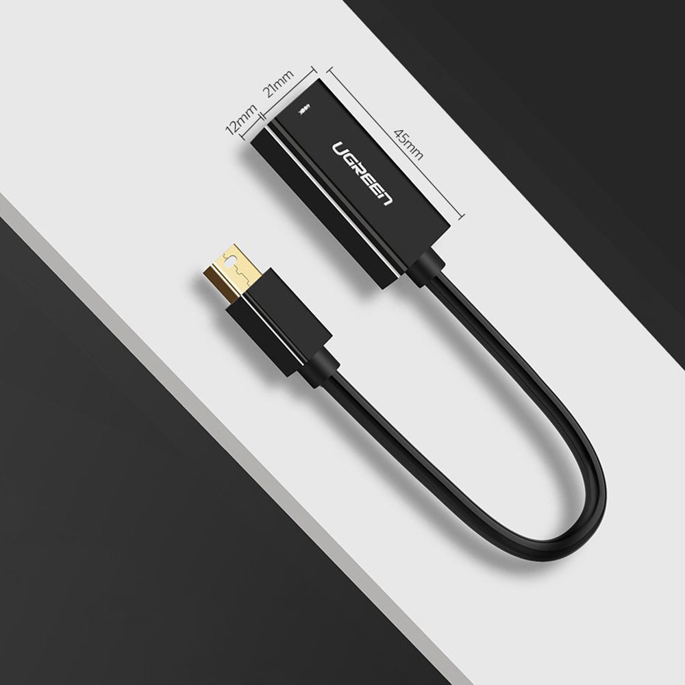 UGREEN MD112 (10461) Video Adapter, MiniDisplayPort - HDMI, Black