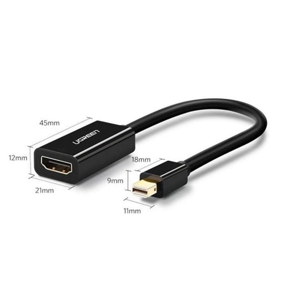 Videoadapter UGREEN MD112 (10461), MiniDisplayPort - HDMI, Sort
