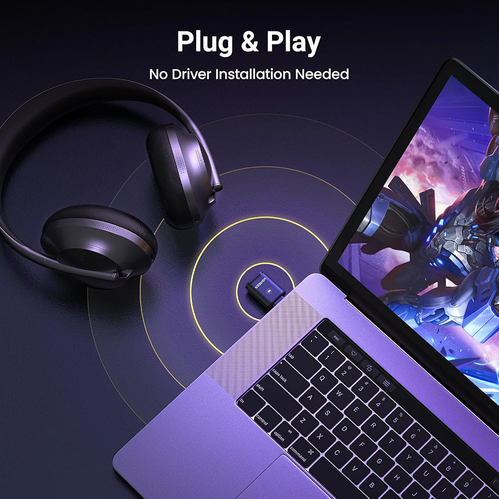 Bluetooth USB-C adapter UGREEN BT501, Sort