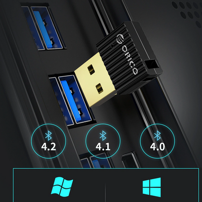 Orico BTA-53 USB Bluetooth-adapter, Sort