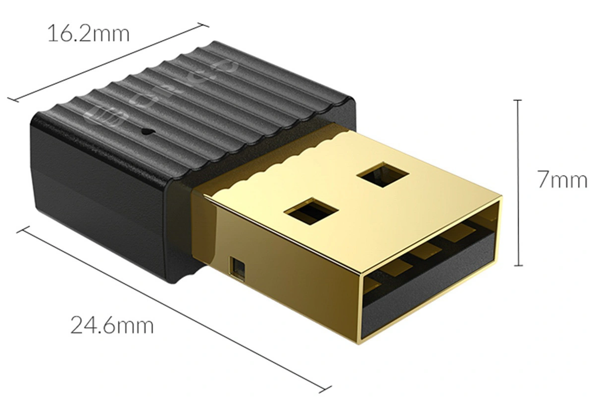 Orico BTA-53 USB Bluetooth-adapter, Sort