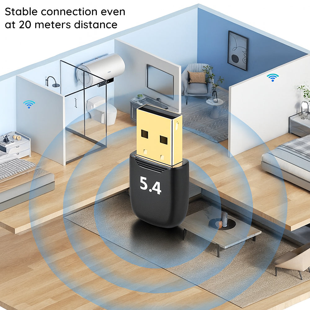 USB Bluetooth Adapter Techsuit BlueJet A20, Black