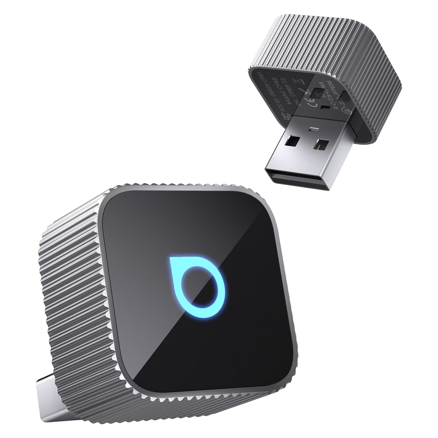 Carplay / Android Auto Wireless Adapter Ottocast Mini Cube Style B til Apple iPhone / Android Series CP88-T2