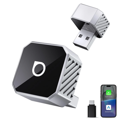 Trådløs Carplay / Android Auto-adapter Ottocast Mini Cube Style C til Apple iPhone / Android-serien CP88-T3
