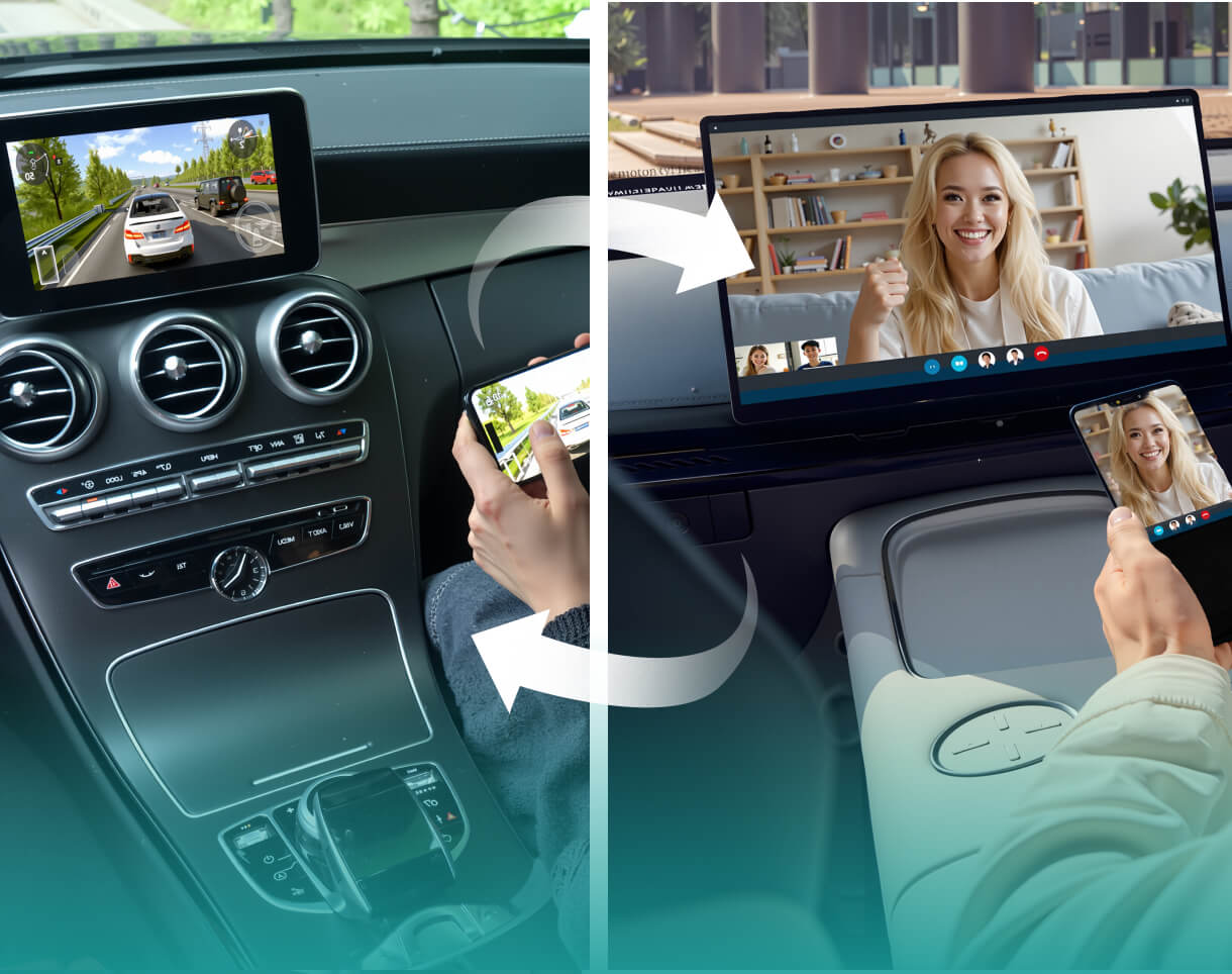 Trådløs Carplay / Android Auto-adapter Ottocast OttoAibox P3 Pro til Apple iPhone / Android-serien PCS61-T
