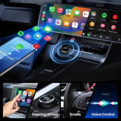 Carplay / Android Auto trådløs adapter XO Design CZ026 mini til Apple iPhone / Android-serien