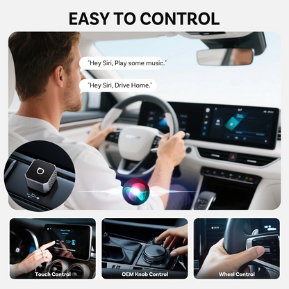 Trådløs Carplay / Android Auto-adapter Ottocast Mini Cube Style C til Apple iPhone / Android-serien CP88-T3