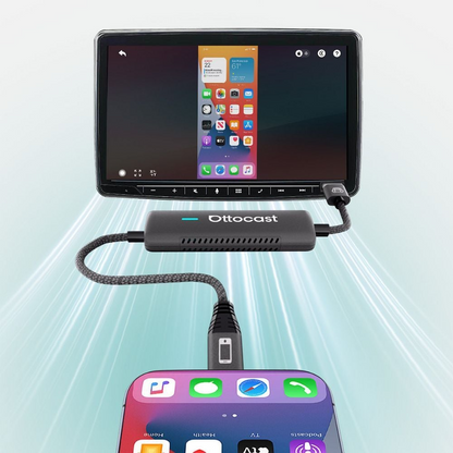 Carplay / Android Auto Ottocast Mirror Touch adapter til Apple iPhone / Android Series CA450-T