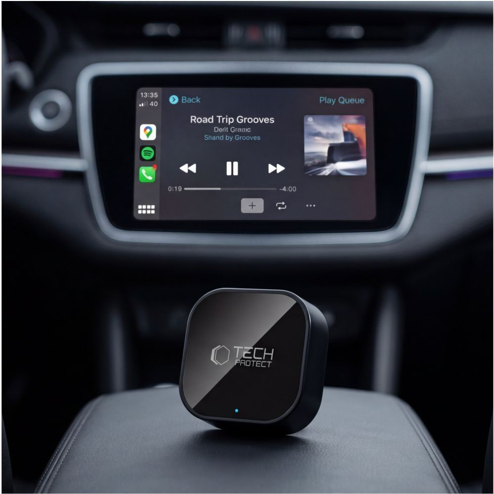 Trådløs Carplay / Android Auto-adapter Tech-Protect UltraBoost CA01 til Apple iPhone / Android-serien