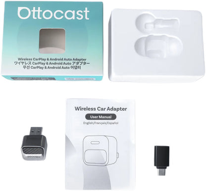 Trådløs Carplay / Android Auto-adapter Ottocast Mini Pico Style B til Apple iPhone / Android-serien CA525-T3