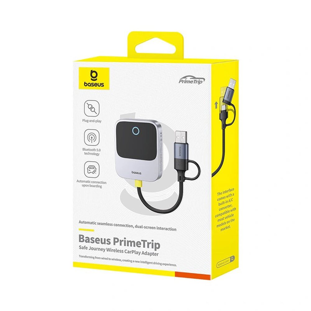 Baseus PrimeTrip trådløs Carplay-adapter til Apple iPhone Series C10745100813-00