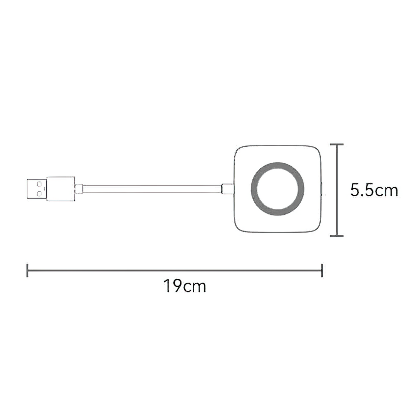 Yesido KM23 Wireless Carplay Adapter for Apple iPhone Series