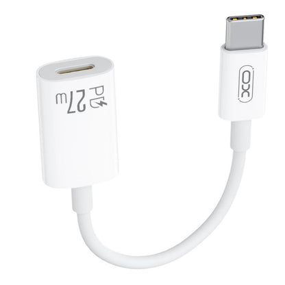 Data- og opladningsadapter USB-C - Lightning XO Design NB-R268A, Hvid