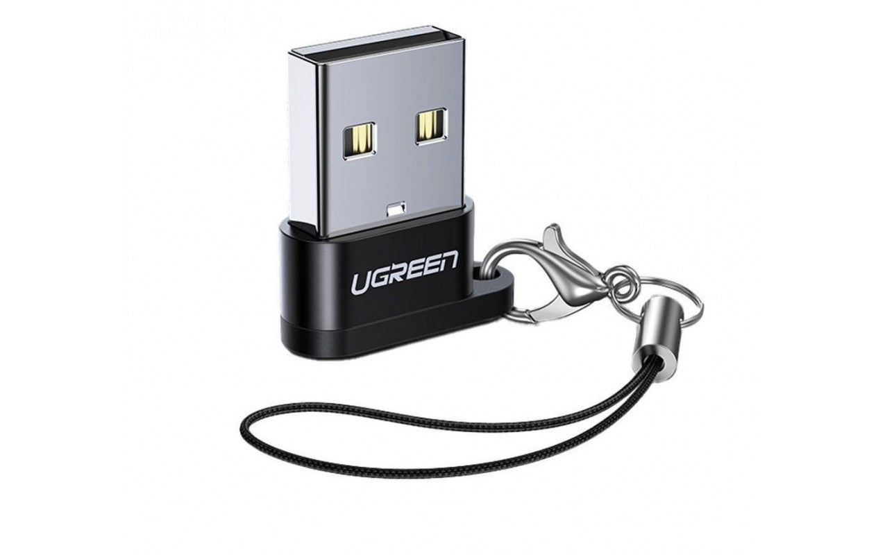 USB-C - USB-A Data og Opladningsadapter UGREEN US280, Sort