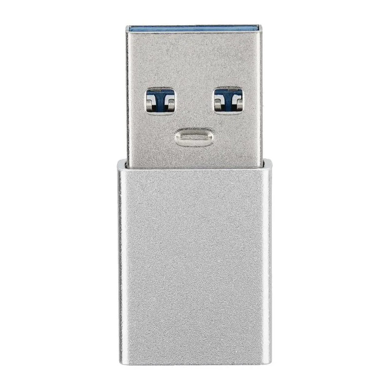 USB-C til USB-A Data- og Ladeadapter Blue Star, Hvid