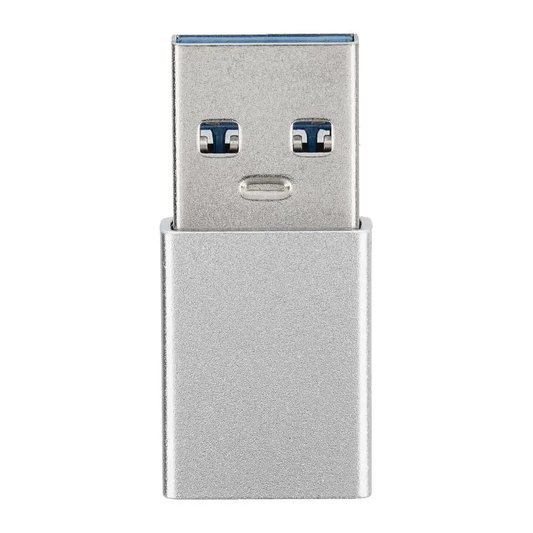 USB-C til USB-A Data- og Ladeadapter Blue Star, Hvid