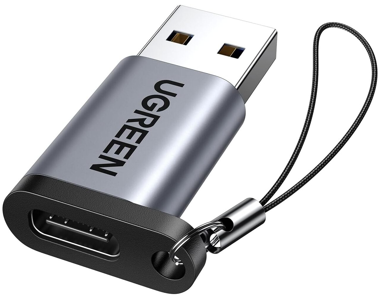 USB-C - USB-A Data og Opladningsadapter UGREEN US276, Grå