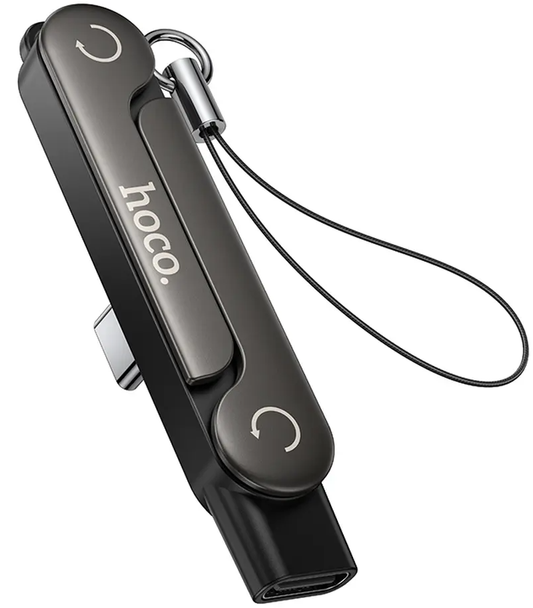 USB-C Data- og Opladningsadapter - USB-C HOCO UA47A, Sort