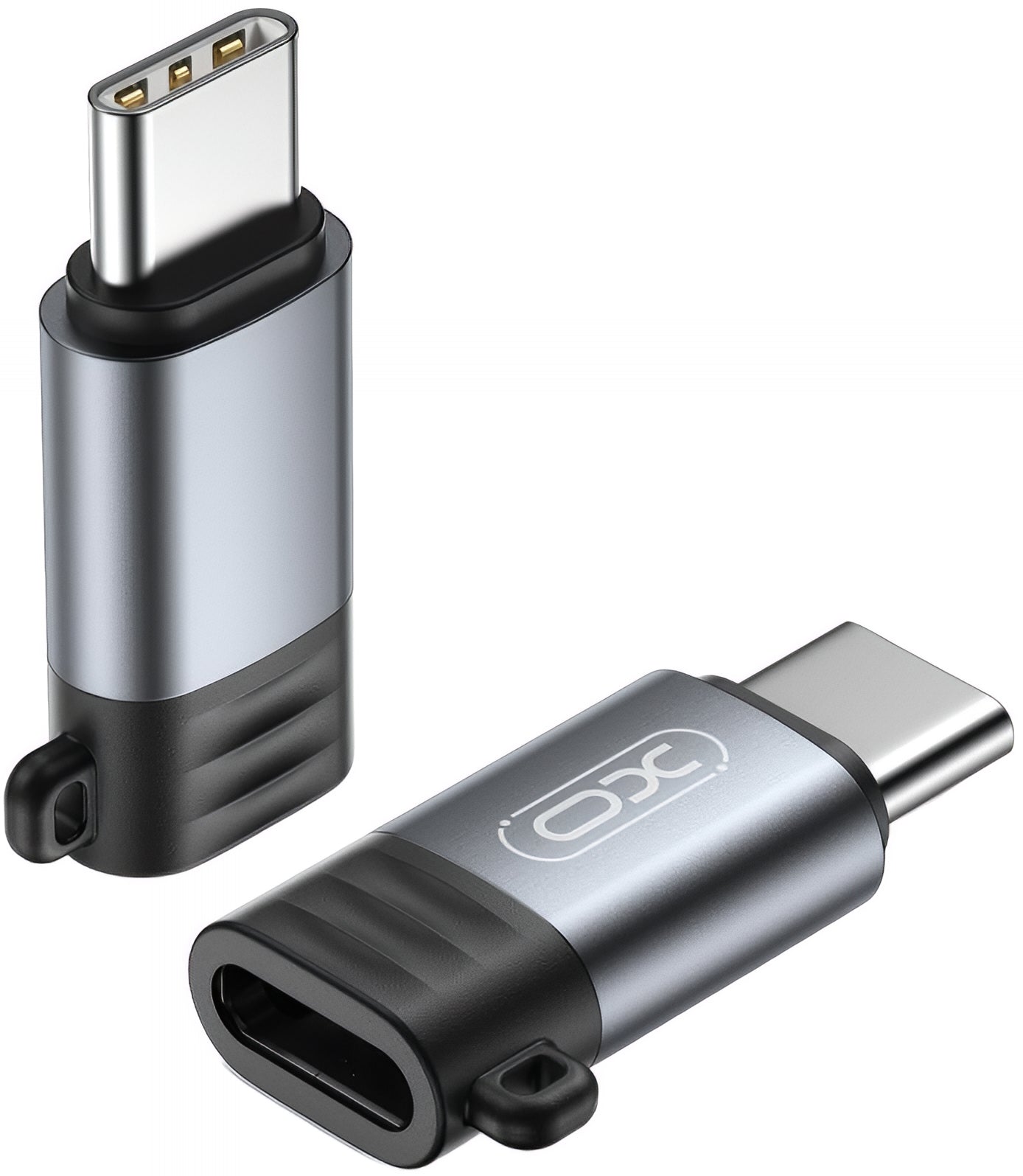 Lightning Data- og Opladningsadapter - USB-C XO Design NB263B, Sort
