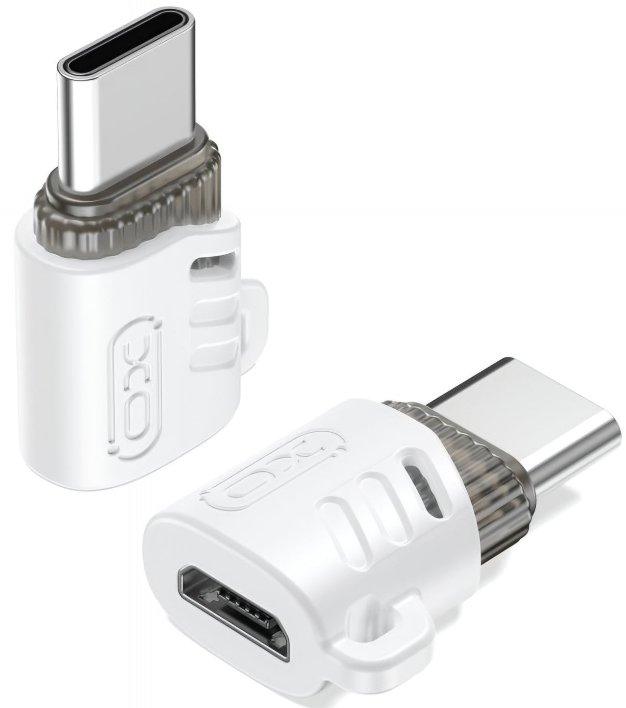 Data- og opladningsadapter microUSB - USB-C XO Design NB256G, Hvid