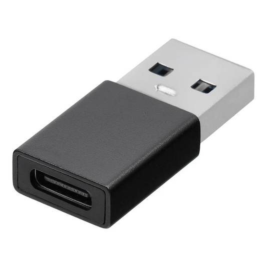 USB-C til USB-A Data- og Opladningsadapter Blue Star, Sort