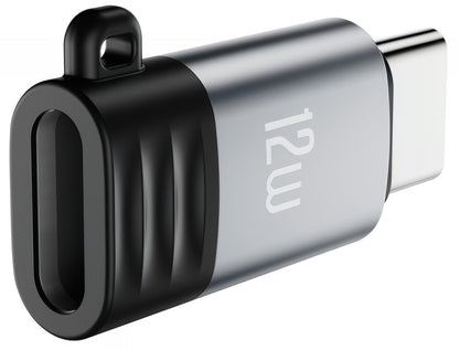 Lightning Data- og Opladningsadapter - USB-C XO Design NB263B, Sort