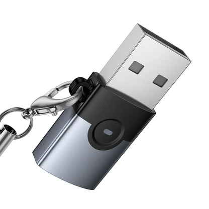 USB-C til USB-A Data- og Opladeradapter HOCO UA46B, Grå
