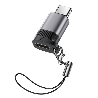 Data- og Opladningsadapter Lightning - USB-C Acefast J19, Grå