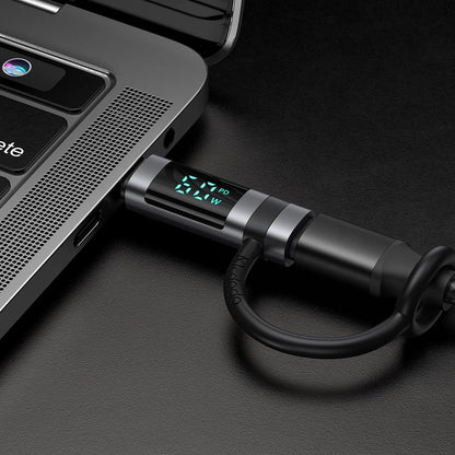 Adapter til Data og Opladning Lightning - USB-C McDodo OT-0180 Pigeon Display, Sort