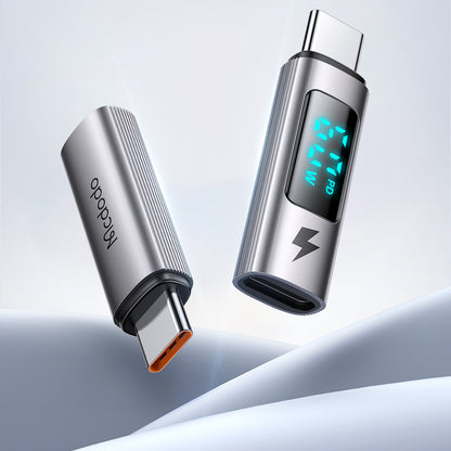 Adapter til Data og Opladning Lightning - USB-C McDodo OT-5990 Wales Display, Sort