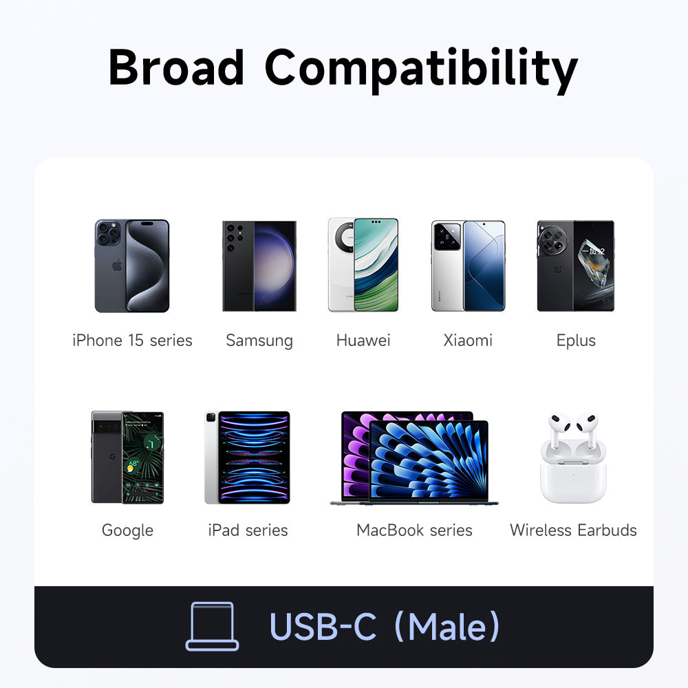 Adapter til Data og Opladning Lightning - USB-C McDodo OT-6010 Power Off, Sort