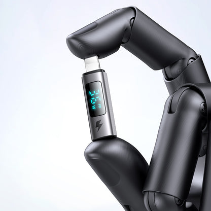 Data- og Opladningsadapter USB-C - Lightning McDodo OT-6100 Wales Display, Sort