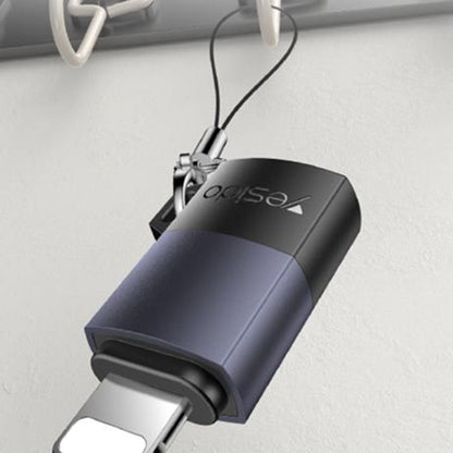 USB-C - Lightning Data og Opladningsadapter Yesido GS27, Grå