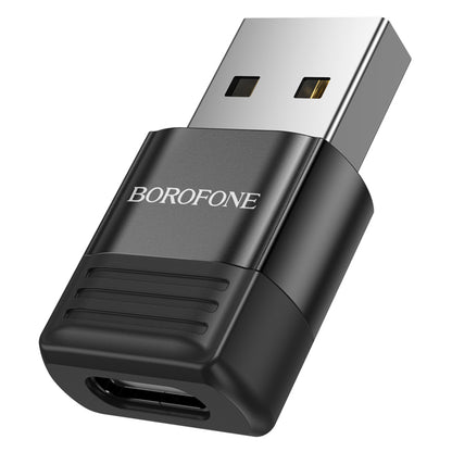 USB-C - USB-A Data og Opladningsadapter Borofone BV18, Sort