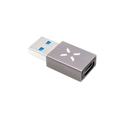 USB-C to USB-A Data and Charging Adapter, Fixed, Grey