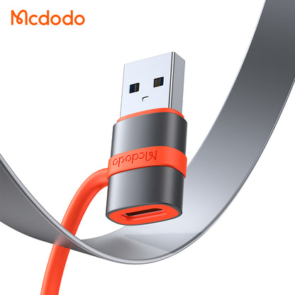 Adapter til data og opladning USB-C - USB-A McDodo OT-3800, Grå