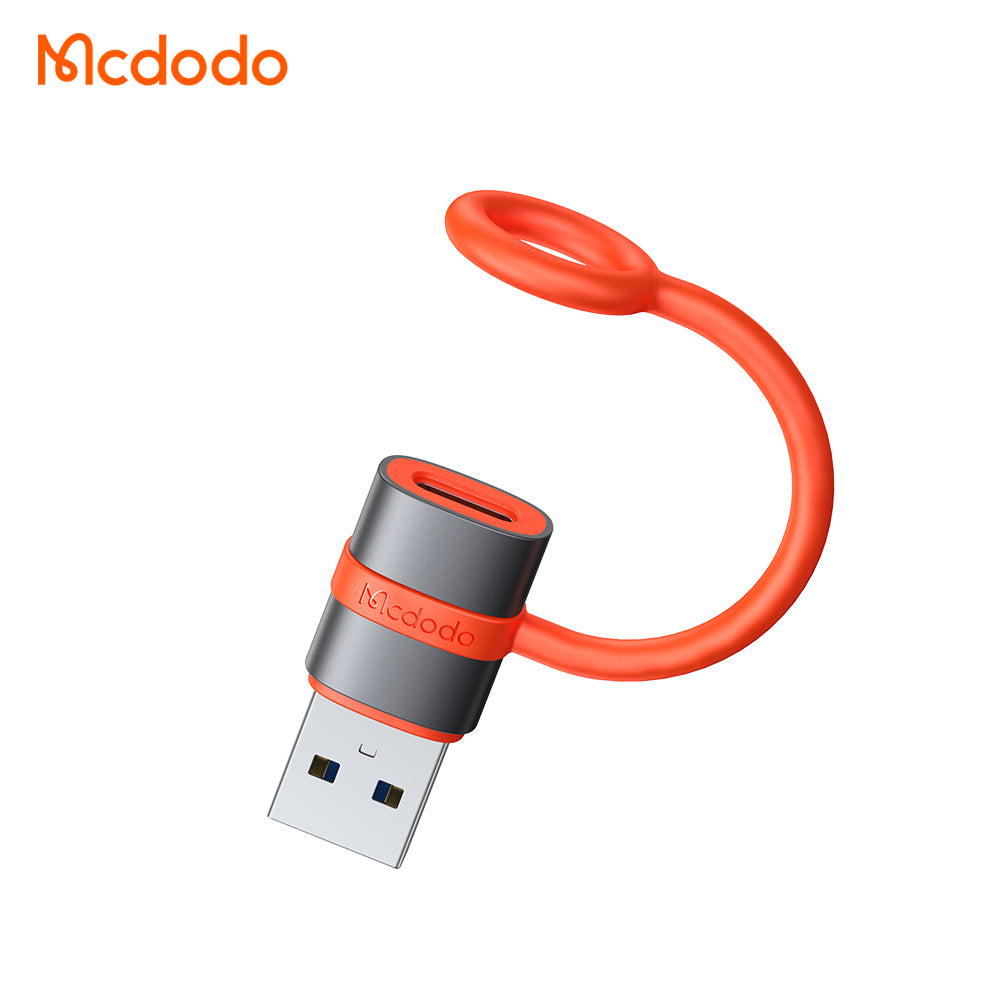 Adapter til data og opladning USB-C - USB-A McDodo OT-3800, Grå