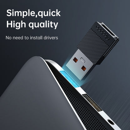 Data- og opladningsadapter USB-C - USB-A McDodo OT-6970, Sort