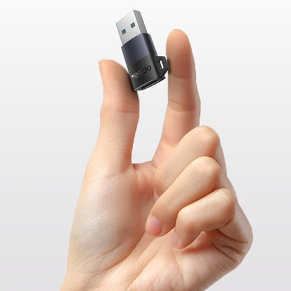 USB-C - USB-A Data- og Opladningsadapter Yesido GS34, Grå