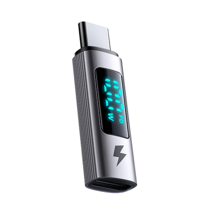 Adapter til data og opladning USB-C - USB-C McDodo OT-6090 Wales Display, Sort