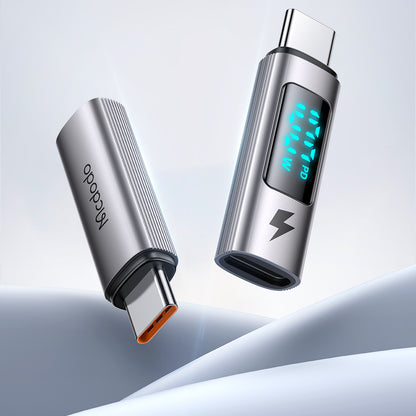 Adapter til data og opladning USB-C - USB-C McDodo OT-6090 Wales Display, Sort