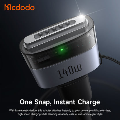 USB-C Opladeradapter - MagSafe 3 McDodo OT-8850, Sort