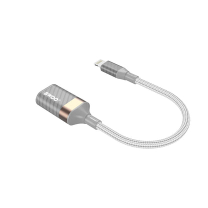 OTG Lightning - USB-A BWOO BZ70 adapter, Grå