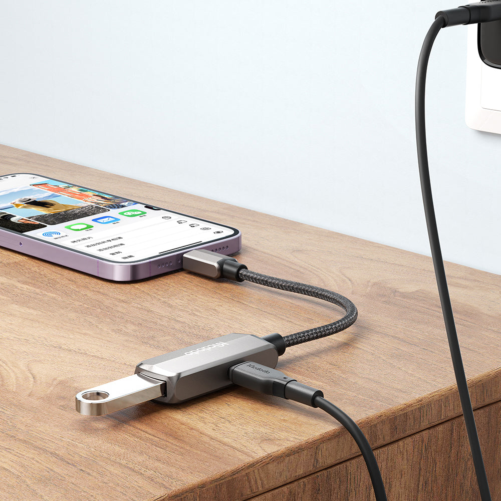 OTG Lightning - USB-A McDodo CA-2690, Grå