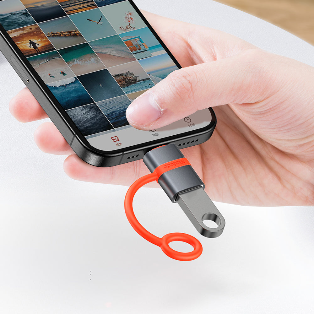 OTG Lightning - USB-A McDodo OT-2600 adapter, Grå