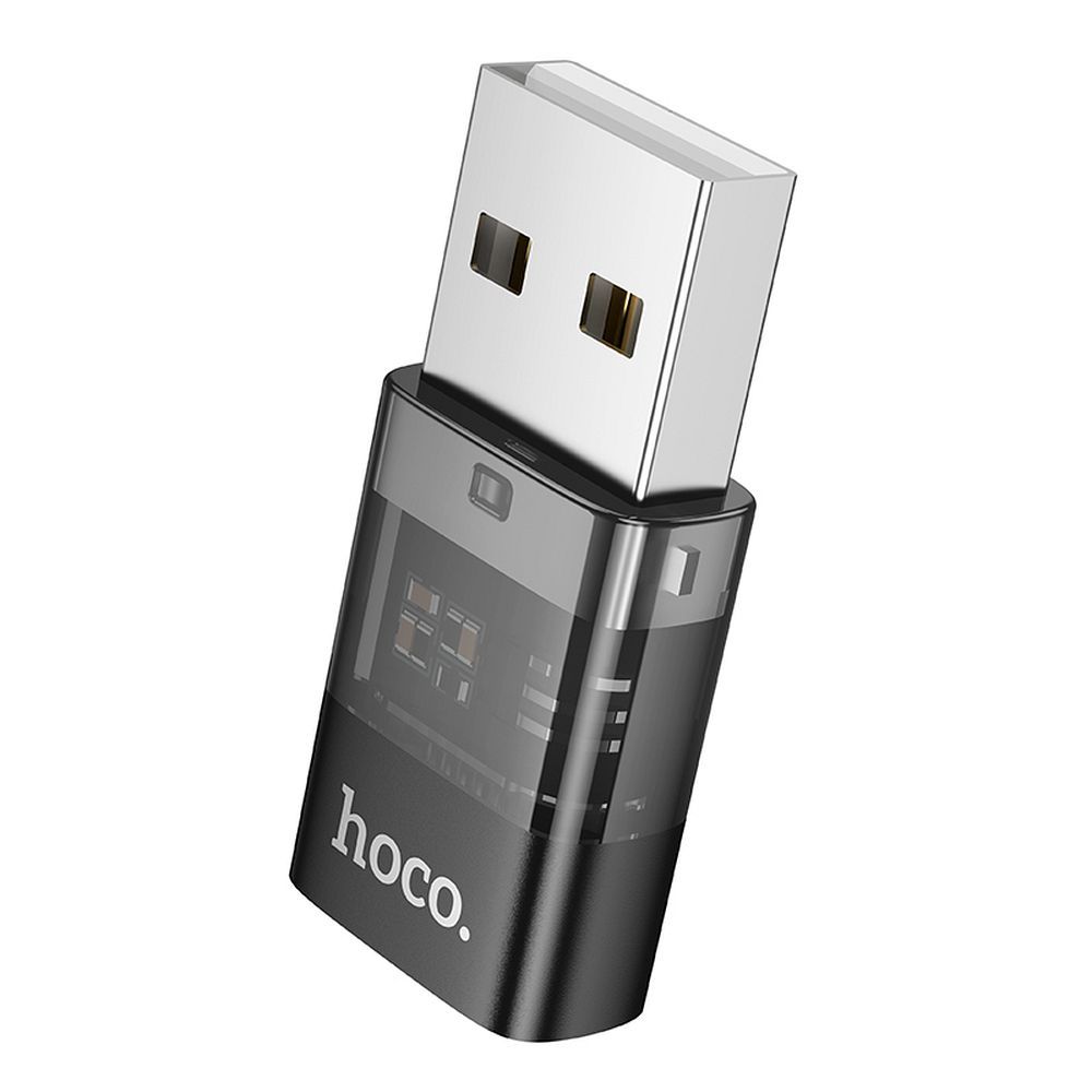 USB-C - USB-A Data og Opladningsadapter HOCO UA36C, Sort