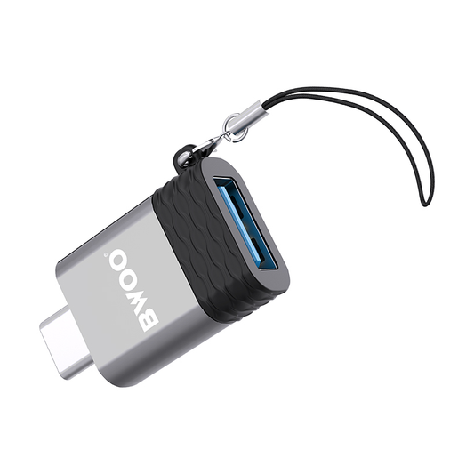 OTG USB-A - USB-C adapter BWOO BZ-35, Grå