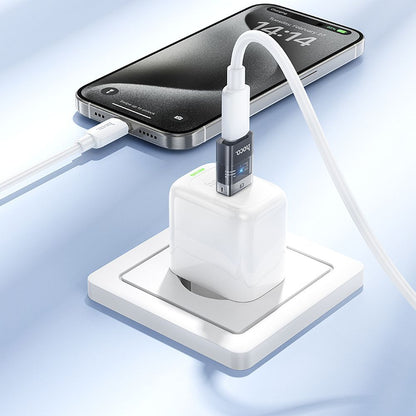 USB-C - USB-A Data og Opladningsadapter HOCO UA36C, Sort