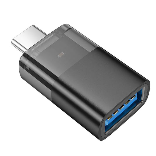 OTG Adapter USB-C - USB-A HOCO UA36B, Sort